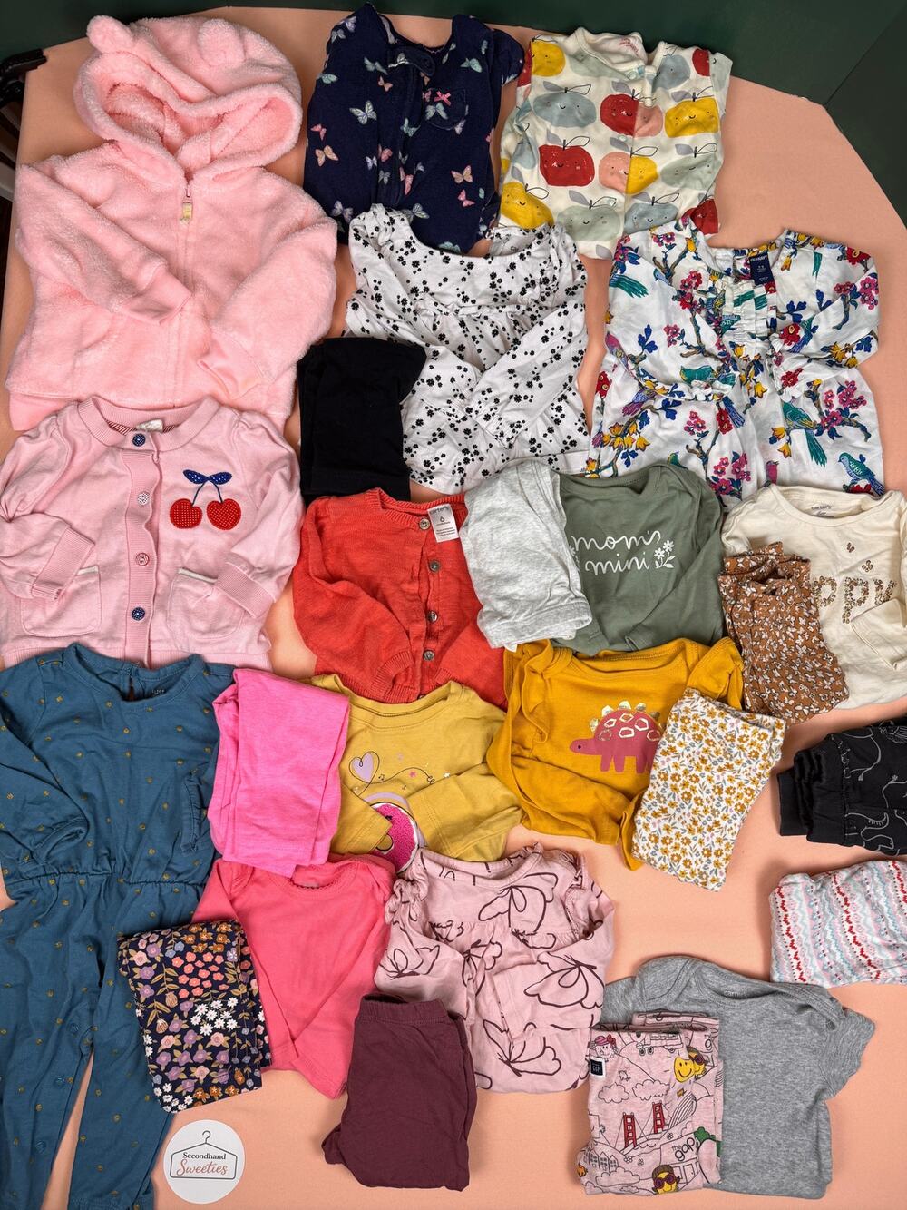 Huge Baby Girl 3-6M Fall/Winter Clothing Lot - 26 Pieces #647